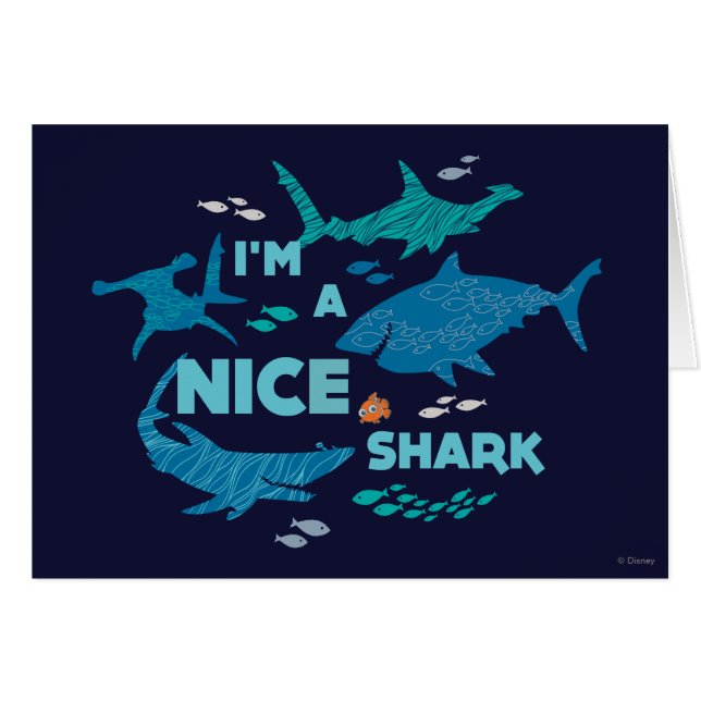Nemo and Sharks - I'm A Nice Shark (Front Horizontal)