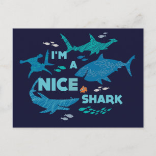 Nemo and Sharks - I'm A Nice Shark Postcard