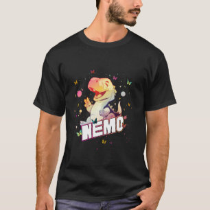 NEMO - Cute Boy Name with cute Dinosaur T-Shirt