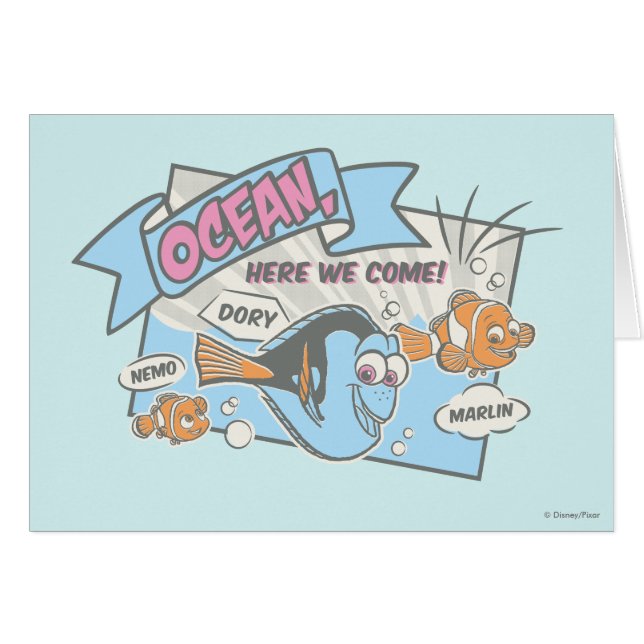Nemo, Dory & Marlin | Ocean Here we Come (Front Horizontal)