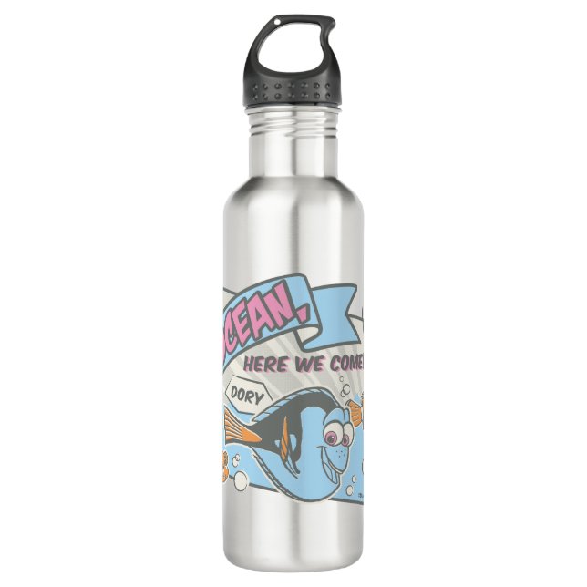 Nemo, Dory & Marlin | Ocean Here we Come 710 Ml Water Bottle (Front)