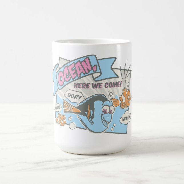 Nemo, Dory & Marlin | Ocean Here we Come Coffee Mug (Center)