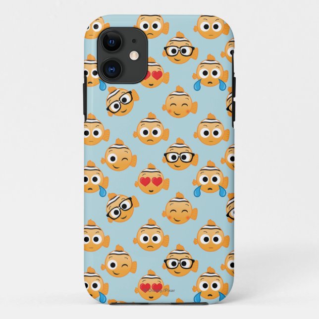 Nemo Emoji Pattern Case-Mate iPhone Case (Back)