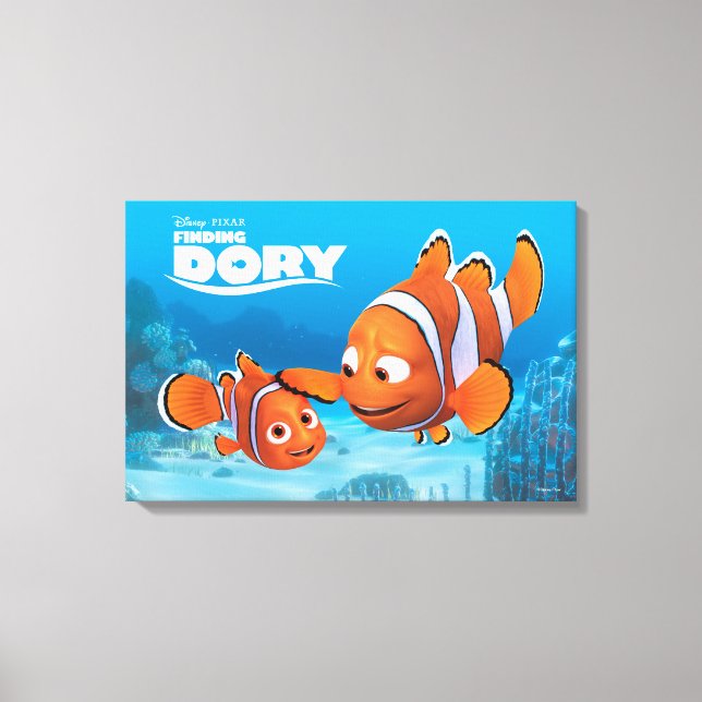 Nemo & Marlin Canvas Print (Front)