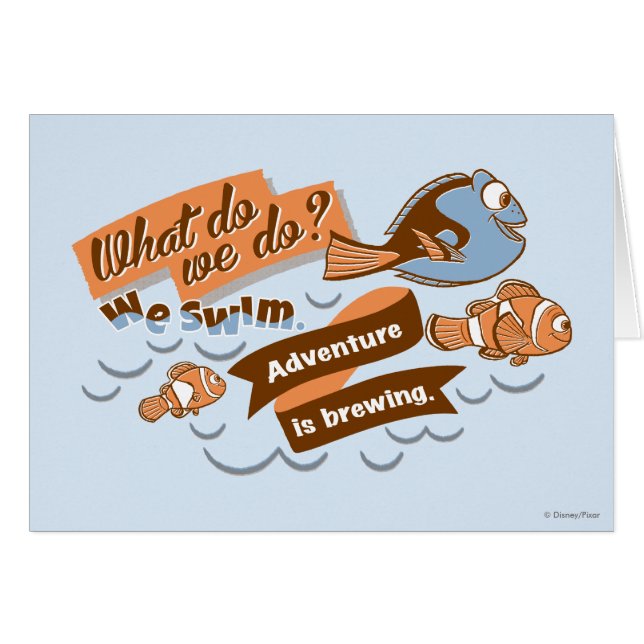 Nemo, Marlin & Dory | Adventure is Brewing (Front Horizontal)