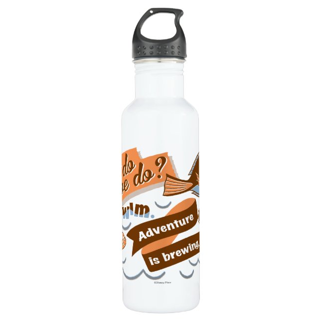 Nemo, Marlin & Dory | Adventure is Brewing 710 Ml Water Bottle (Front)