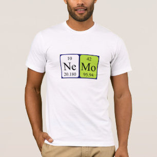 Nemo periodic table name shirt