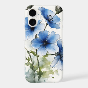 Nemophila - Fleurs aquarelles