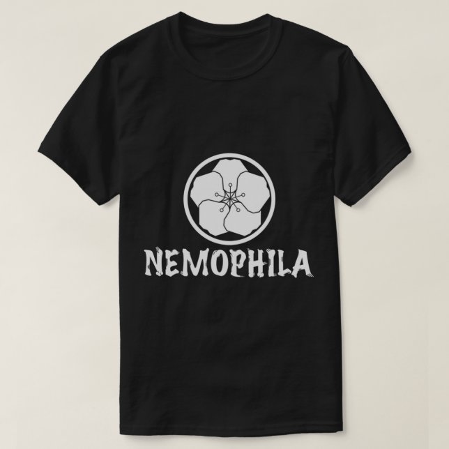 Nemophila White Essential T-Shirt (Design Front)