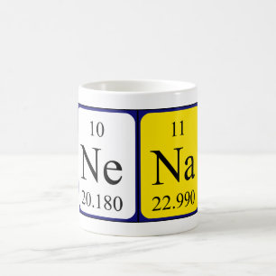 Nena periodic table name mug