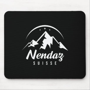 Nendaz Switzerland Ski Resort Skiing Snowboarding Mouse Pad