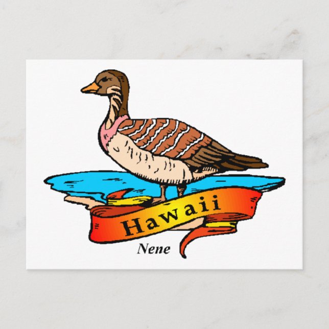NeNe Bird Postcard (Front)
