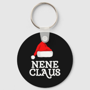 Nene Claus Christmas Santa's Hat Pajama Family Xma Keychain