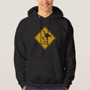 Nene Crossing, Traffic Warning Sign, Hawaii, USA Hoodie