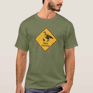Nene Crossing, Traffic Warning Sign, Hawaii, USA T-Shirt