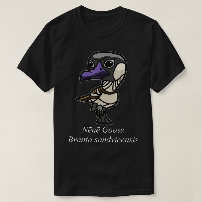 Nene Goose  Branta sandvicensis  T-Shirt (Design Front)