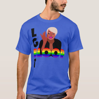 NENE LEAKES LGBT Bloop Pride RHOA Real Housewives  T-Shirt