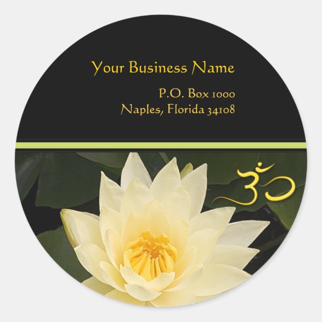 Nénuphar, Om  autocollants (Devant)