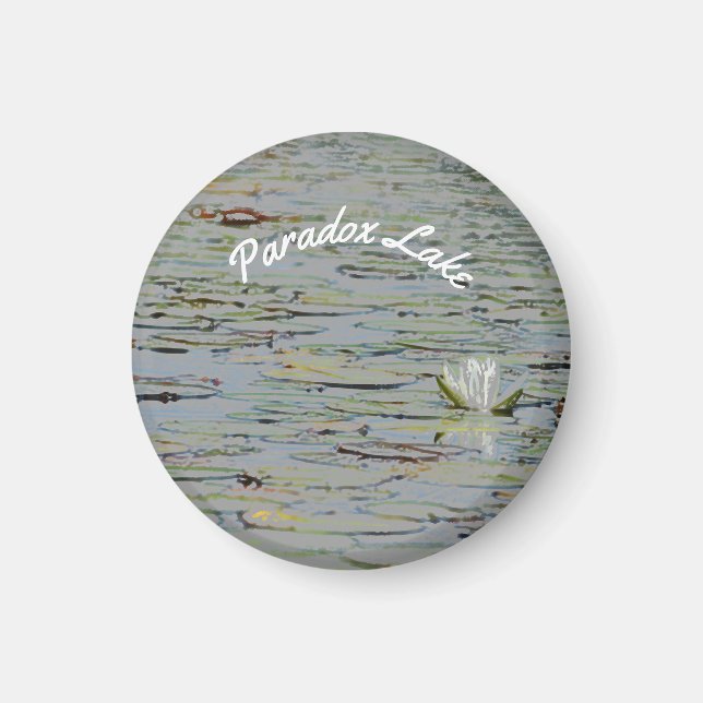Nénuphar Pond Lake Flower I Magnet (Devant)