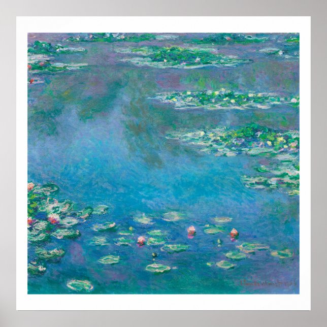 "NÉNUPHARS" CLAUDE MONET POSTER (Devant)