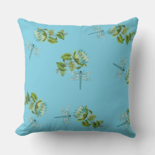 Nénuphars et libellules Coussin extérieur