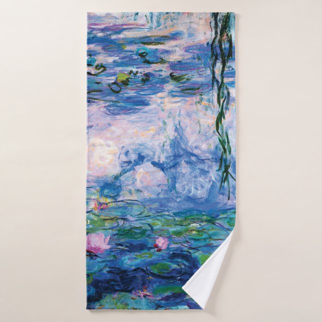 Nénuphars par Claude Monet (Serviette de bain)