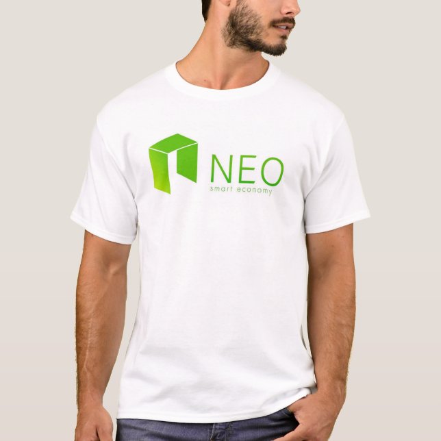 NEO Blockchain Smart Economy Cryptocurrency T-Shirt (Front)
