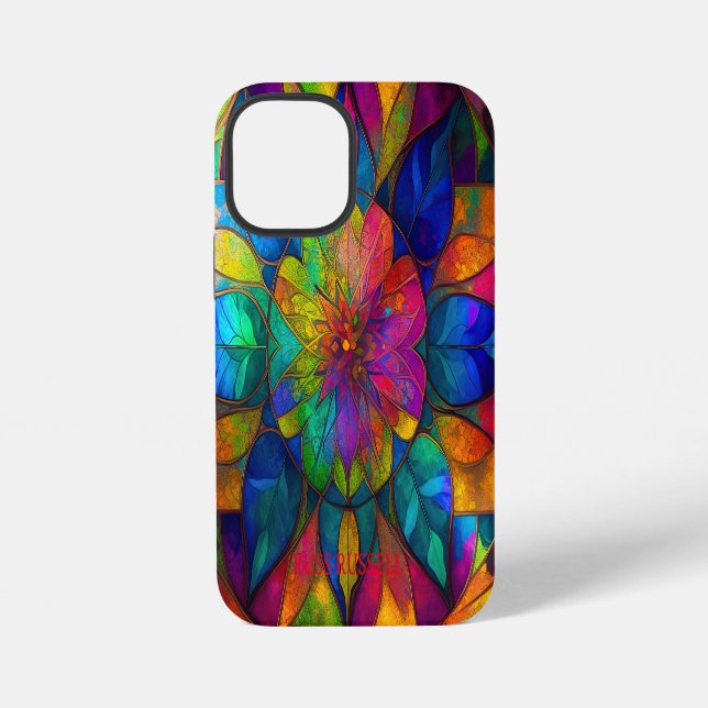 NEO BOHO STAINED GLASS iPhone CASE (Back)