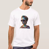 Neo-Classical Rebel – Cyberpunk Statue Tee
