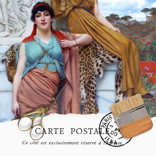 Neo-classical Vintage Women Godward Tissue Paper (Creator Uploaded)