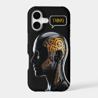 Neo Deco Golden Clockwork Cyborg Sci-Fi
