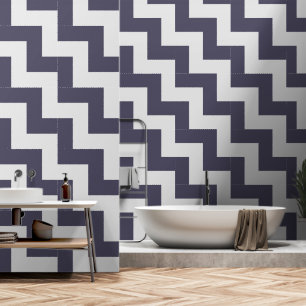 Neo-Deco Triangle Grid Wallpaper