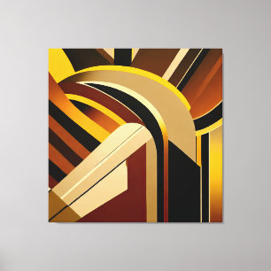 NEO GEO MODERN GEOMETRIC DESIGN CANVAS PRINT