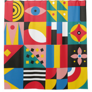 Neo Geometric Illustration. Geometric shapes and p