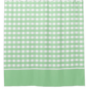 Neo Mint Green and White Gingham