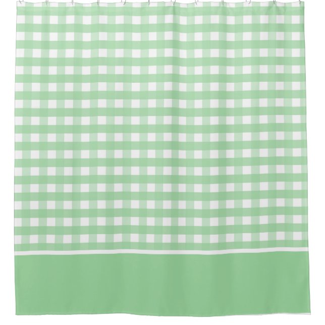 Neo Mint Green and White Gingham (Front)