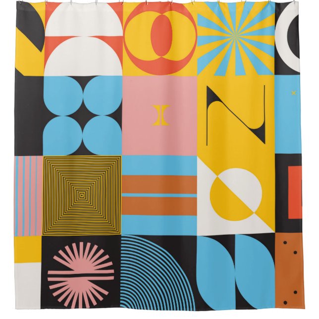 Neo Modernism artwork pattern made with abstract g (Front)
