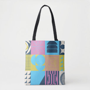 Neo Modernism artwork pattern made with abstract g Tote Bag