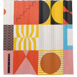 Neo Modernism artwork pattern made with abstract v