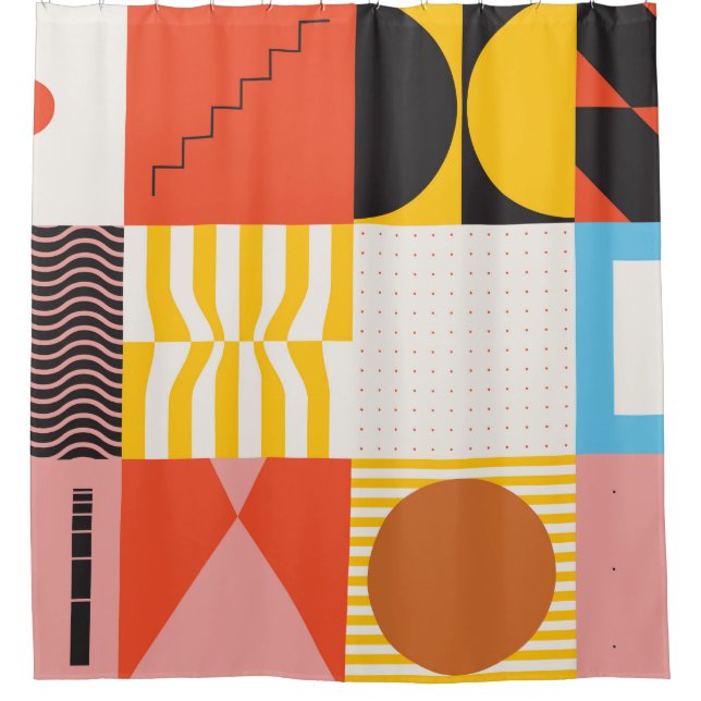 Neo Modernism artwork pattern made with abstract v (Front)