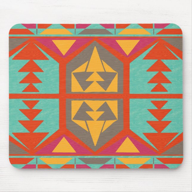 Neo Native Tribal Mouse Pad (Front)