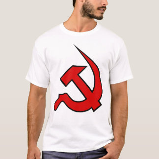 Neo Red & Black Hammer & Sickle on Men's T-Shirt