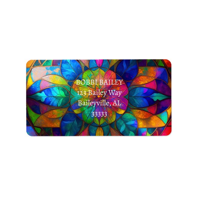 NEO Stained Glass Label (Front)