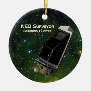NEO Surveyor Asteroid Hunter Ceramic Ornament