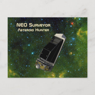 NEO Surveyor Asteroid Hunter Postcard