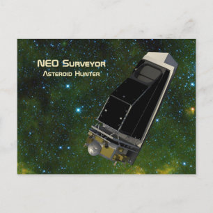 NEO Surveyor Asteroid Hunter Postcard