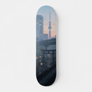 Neo Tokyo Dawn Skateboard
