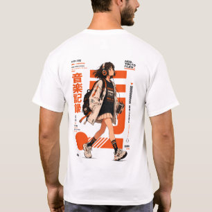 Neo Tokyo Files 002 - Retro Anime Music Techwear T-Shirt
