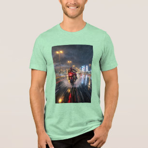 Neo-Tokyo Red: Akira Reimagined Tri-Blend Shirt