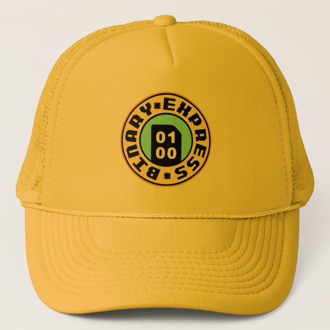 Neoblazer: Binary Express Corpo-Hat Trucker Hat (Front)